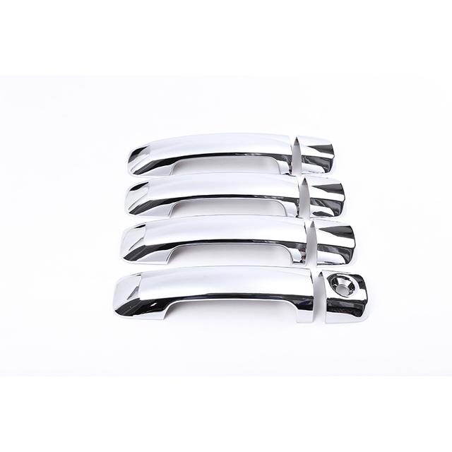 Накладка на дверную ручку автомобиля, защитная наклейка, подходит для Toyota Tundra Sequoia 2007-автомобильный экстерьер