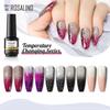 ROSALIND Glitter Nail Polish Soak Off UV Gel Nail Polish Change Color With Temperature Fashion Nail Gels