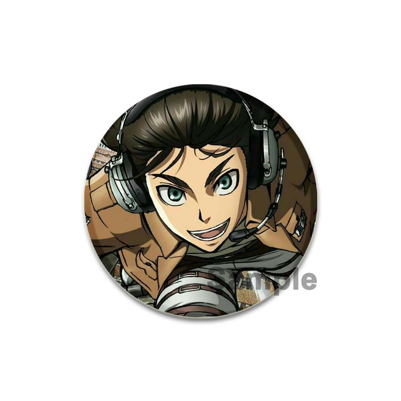 32/44/58 мм Эрен Йегер значки булавка ручная работа брошь для одежды мультфильм косплей значок украшение на рюкзак ювелирные изделия подарок