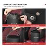 For Alfa Romeo Leather Car Trash Can Portable Trash Bin Garbage Box Organizer Accessories 159 Giulietta 156 147 Giulia Mito GTGZ0 
