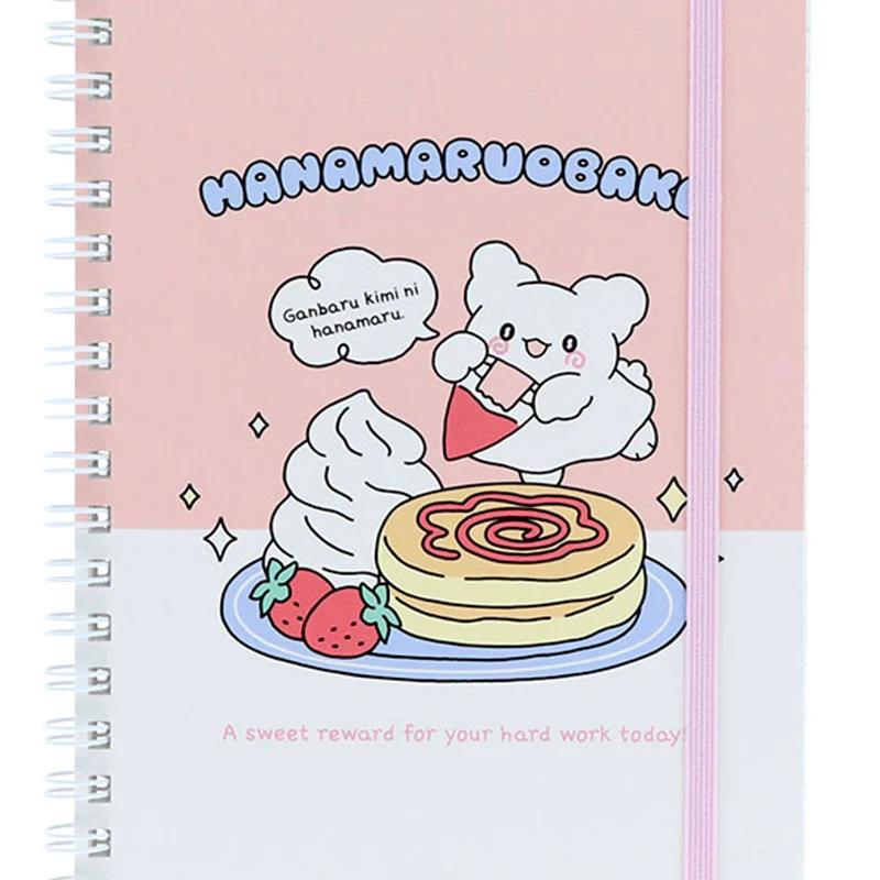 Sanrio HANAMARU OBAKE B6 Ring Notebook ( Pastel Sweets Pop Pink ) Japan NEW