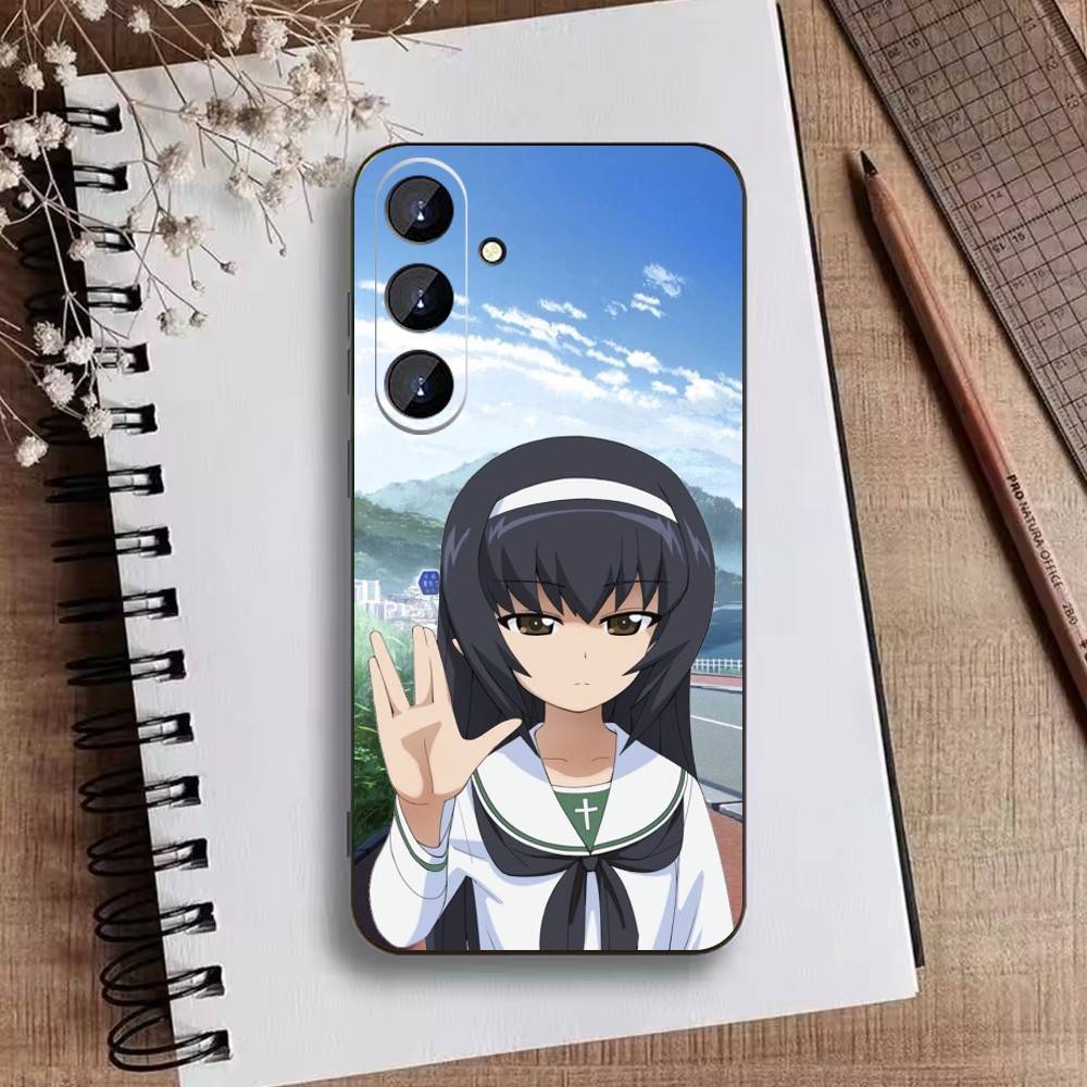 G-GIRLS U-Und P-PANZER Чехол для телефона Samsung Galaxy A73,21,22,32,71,53,52,51,80,5G Мягкий черный чехол