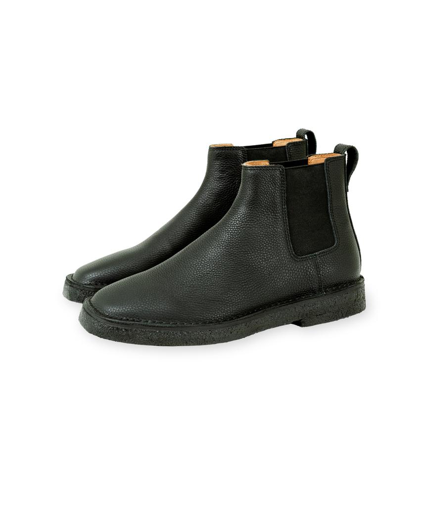 Brownyard Leather Chelsea Boots, Black