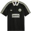 Оригиналы X Oasis Сотрудничество Тур Жаккардовая Ретро Свободная Мягкая Футболка с Коротким Рукавом Унисекс Топы KT-3437