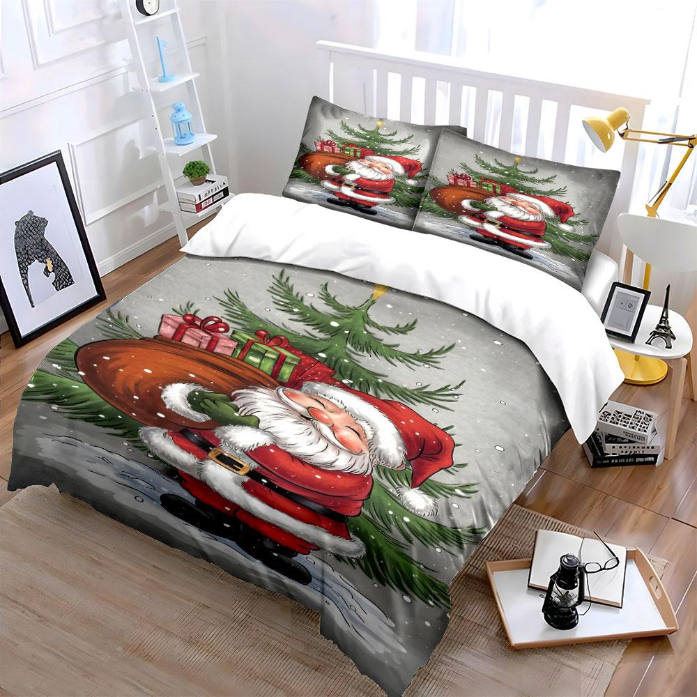 Festive snowy warmth Bedding sets Duvet cover sets Duvet covers Pillowcases(1*Duvet Cover 2*Pillowcases without duvet insert)