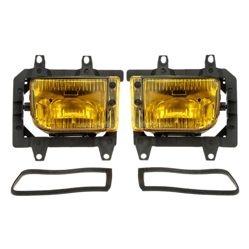 KKMOON 2pcs Left & Right Front Fog Light Transparent Plastic Lens Kit for BMW E30 3-Series 1985-1993