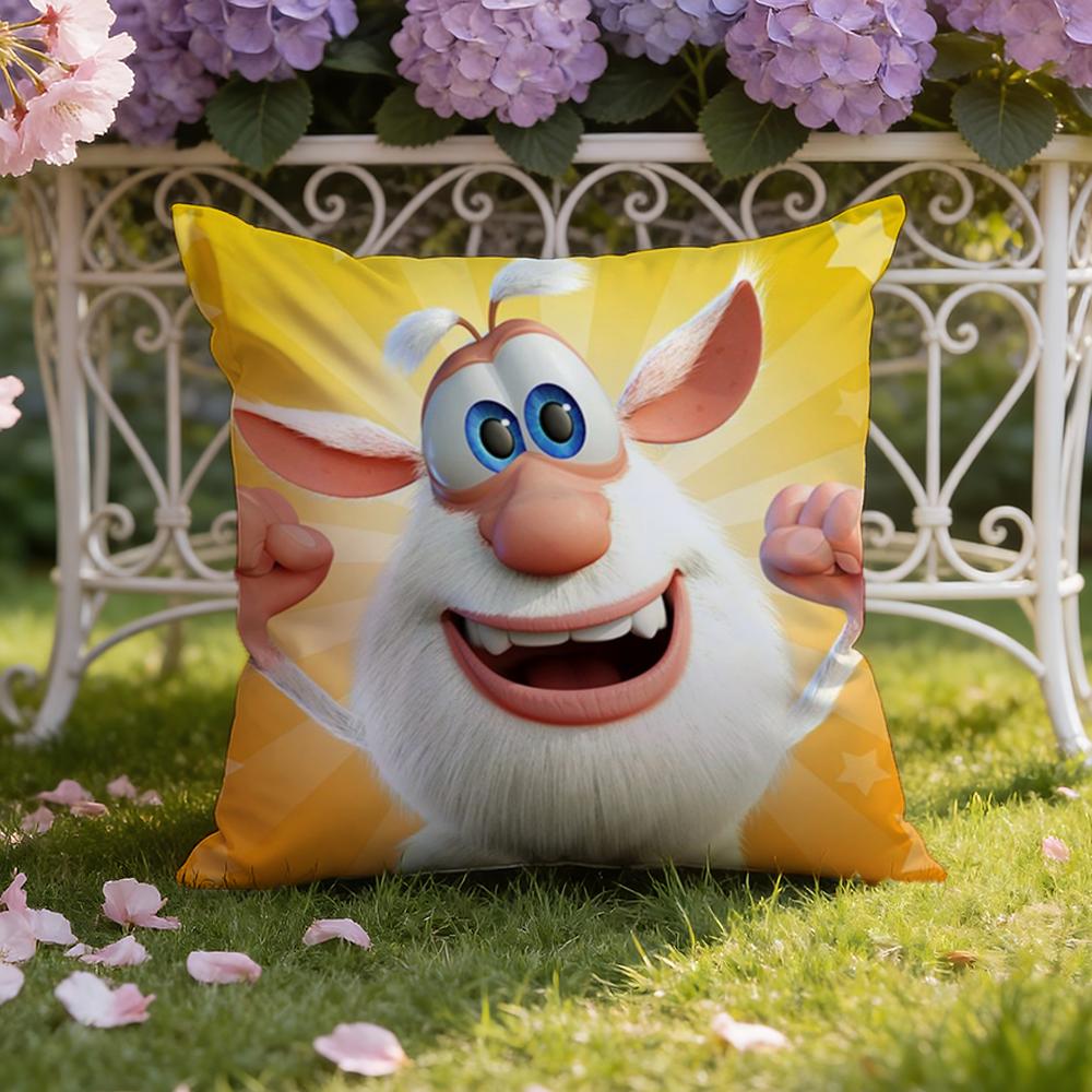 Милая Наволочка Fourbob-Booba для Дома и Автомобиля, Двухсторонний Чехол для Подушки: Двусторонняя конструкция для максимального комфорта