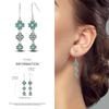 2024 New Earring for Women 925 Silver Sparkling Star Butterfly Heart Tassels Feather Hoop Earrings Engagement Wedding Jewelry