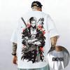 Футболка с принтом One Piece Луффи Зоро Санджи Летняя Аниме Футболка 2026 Короткий рукав Ретро Харадзюку Стиль Y2k Уличная Одежда Футболки Топы