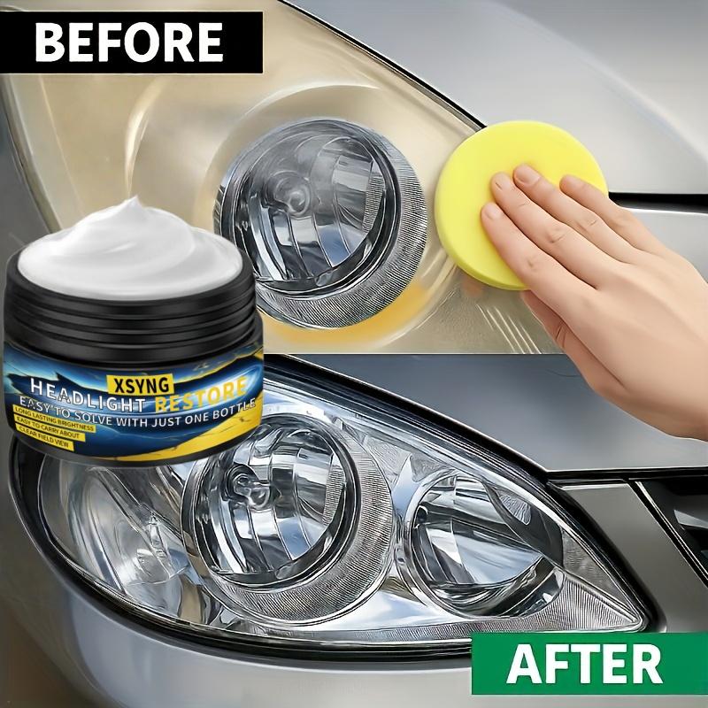 Car headlight repair cream, designed to repair yellowing, blurring, oxidation, and scratches, quickly restore light clarity