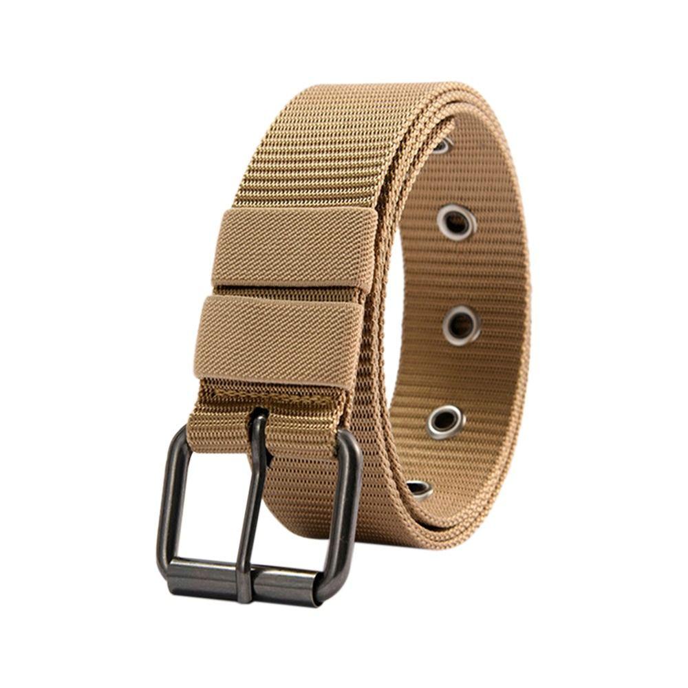 Pants Vintage Ladies Dress Strap Nylon Canvas Braided Belt Weave Waist Band Pin Buckle Waistband