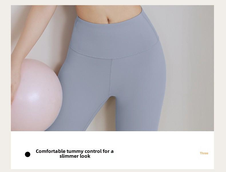 Женские бесшовные леггинсы для йоги с высокой талией