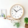 KATOMOKU Plywood Clock 10 km-76NA Wall Clock First Clock Continuous Second Hand Diameter 25.2cm (quartz Clock)