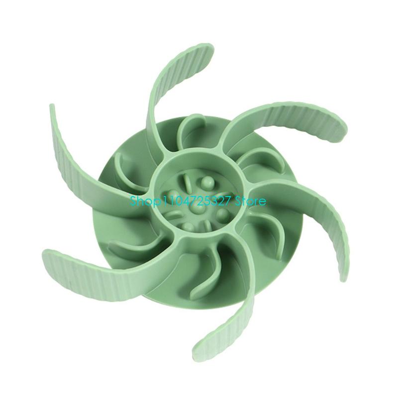 D8KF Slow Feeder Dog Bowl Insert With Strong Suction Cup NonSlip Silicone Pet Dispenser For Healthy Eating And Digestion