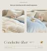 2025 New Thickened Warm Velvet Flannel Coral Fleece Bedding Set - Autumn/Winter Duvet Cover & Three-Piece Bedsheet