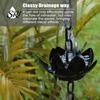 Heavy Duty Rain Chain Outdoor Lotus Metal Garden Hanging Easy to Hang Catcher Cups Outside Gutters Downspouts Replacement Decorative Iron