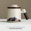 Керамический чайный набор Baichuan от Tea Xun с деревянной ручкой