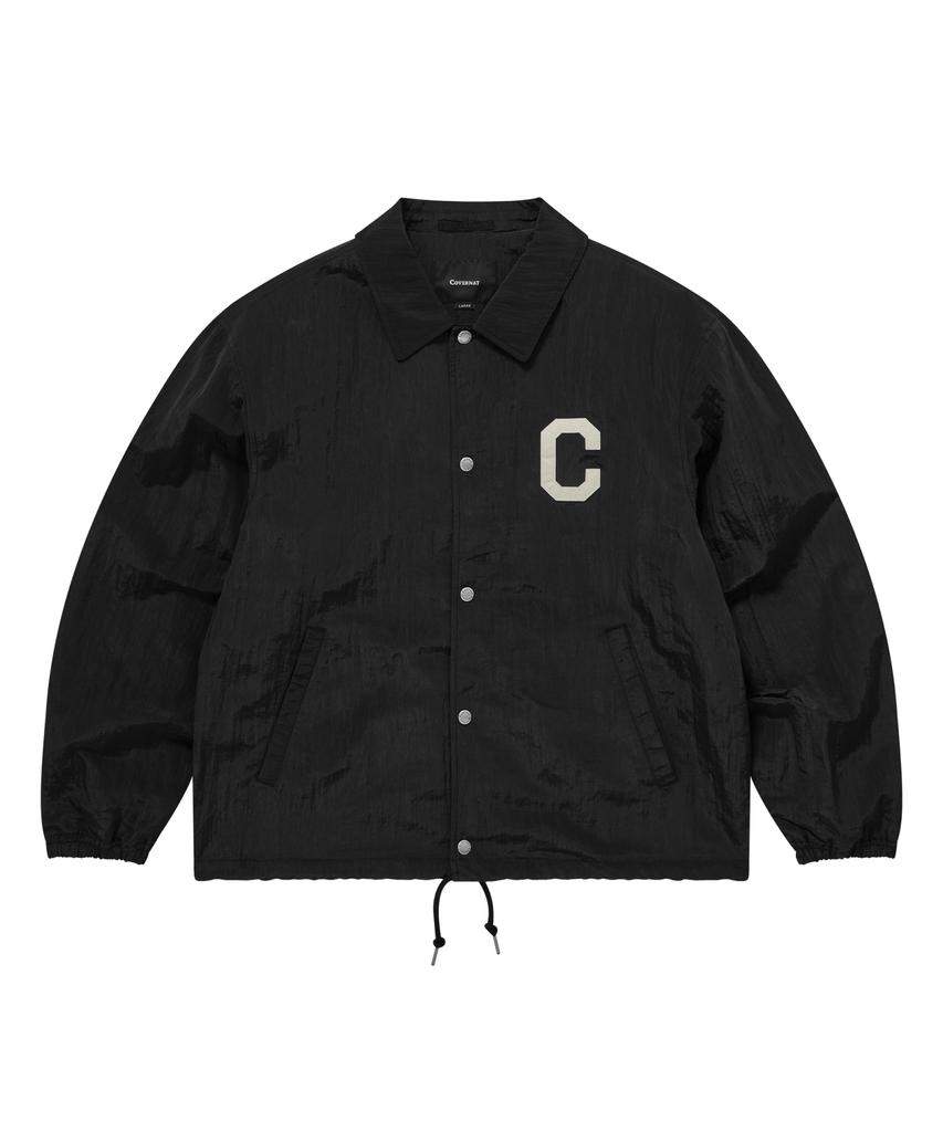 Covernat C Logo Coach Jacket Black