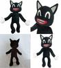 Soft And Cuddly Black Cartoon Cat Plush Toy Ideal For All Ages Holiday Gifts