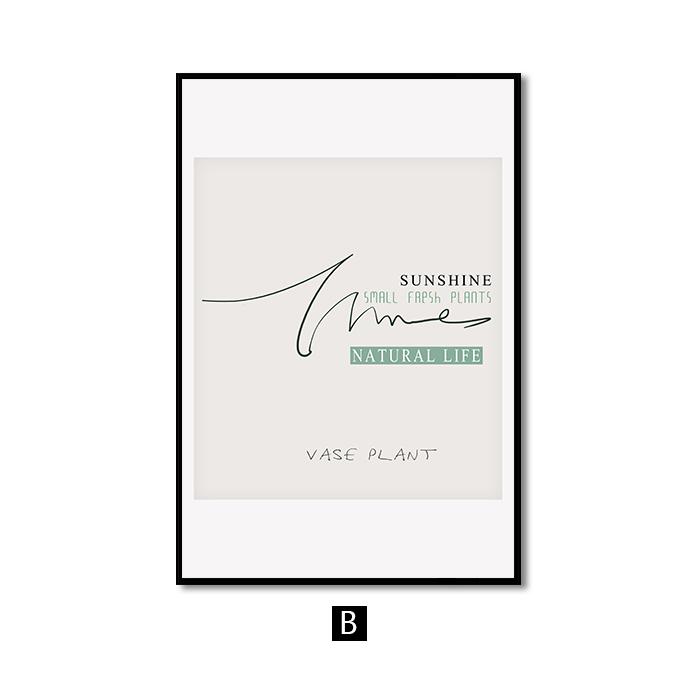 Скандинавские украшения, зеленые растения, листья, холст, плакат, цитаты, настенная живопись, принт, декоративные картины для гостиной, домашний декор