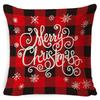 Christmas Pillow Case Christmas Light Luxury High-end Pillow Family Bed Pillow Case Home Cushion Bed Pillow