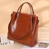 Genuine Leather Women's Bag Large Capacity Fashion All-in-one Crossbody Tote Large Bag