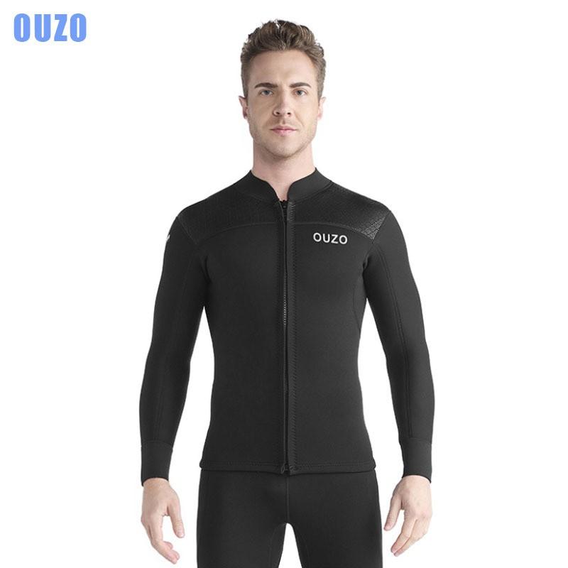 Diving Wetsuit 3mm Mens Long Sleeve Separated Snorkeling Surfing Suit Warmth UV Protection