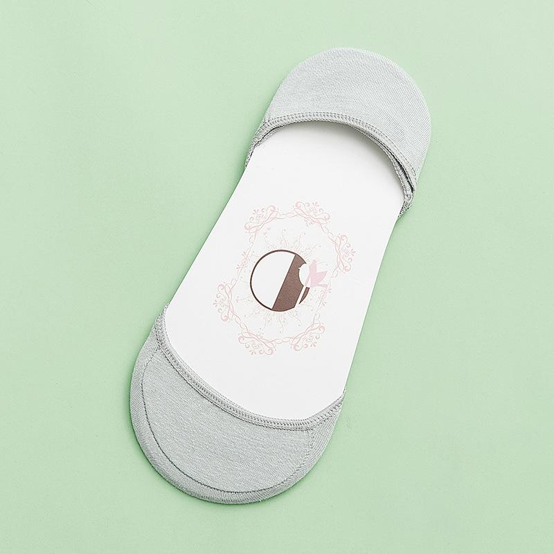 Носки, женские суперневидимые летние тонкие нескользящие носки, однотонные однотонные носки с неглубоким носком для высоких каблуков, носки-лодочки