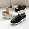 Jisyu Leather VenOn Air Quilting Slip On 4cm