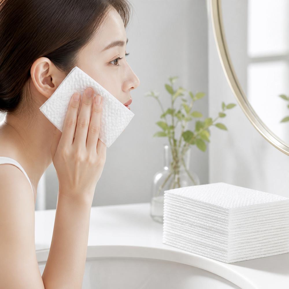 Plant Fiber Facial Cleansing Towels Wall Mounted Face Wipes Disposable Facial Towels Beauty Salon