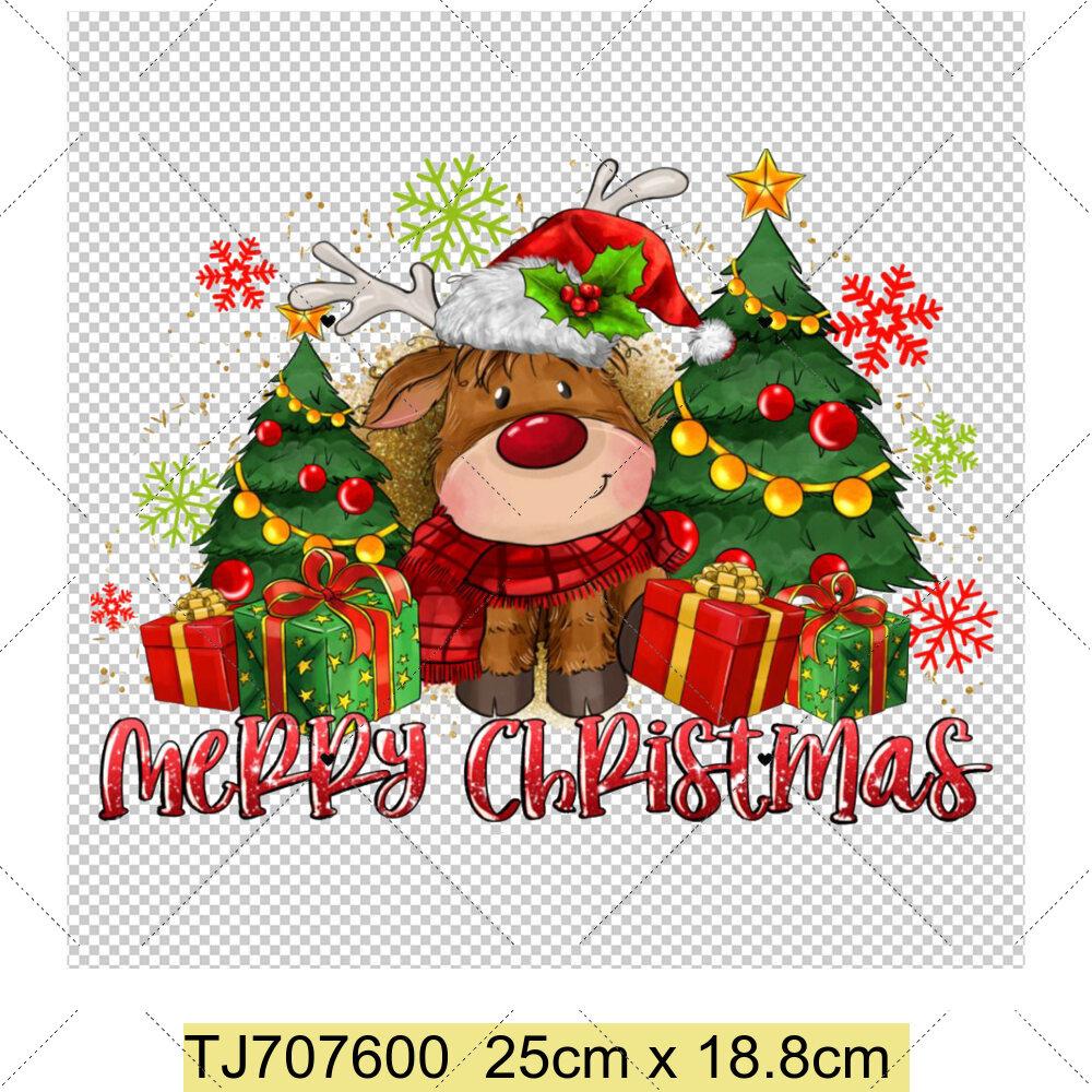 Hot Christmas Iron on Patches Santa Claus Patch Diy Accessory Hoodies Jeans Arts Crafts Ironing Heat Transfer Stickers Patches