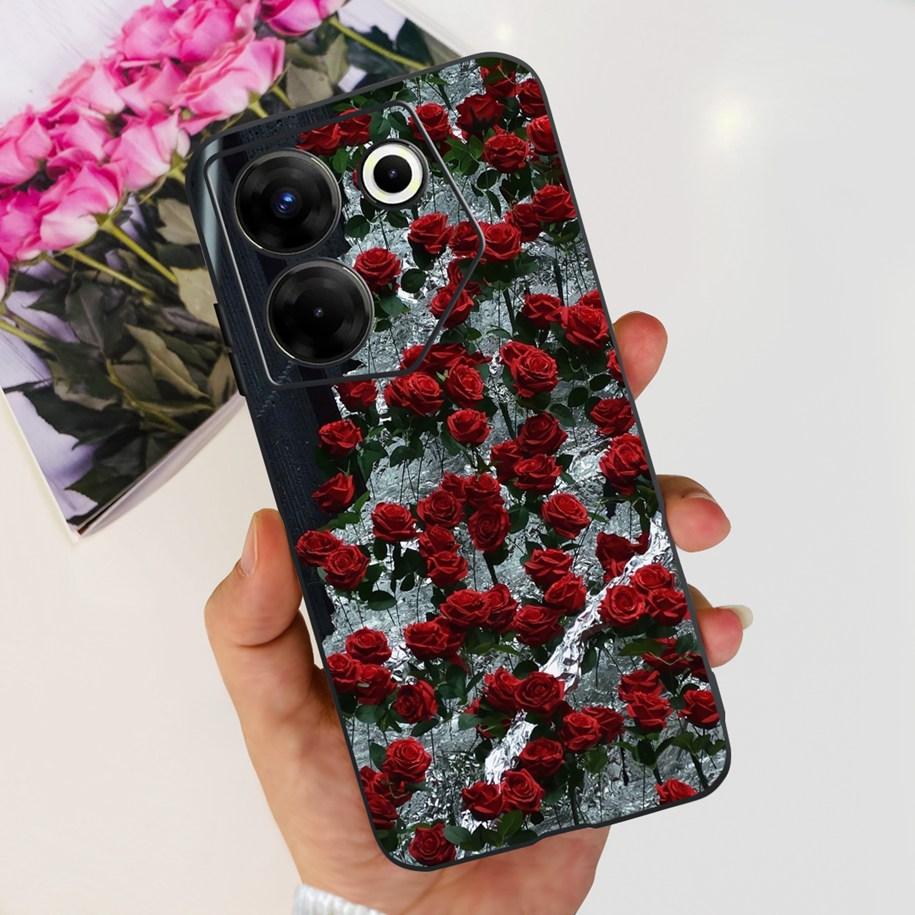 Чехол для Tecno Camon 20 Pro 5G Мраморная крышка для Tecno Camon 20 Бампер Мягкие силиконовые чехлы для телефона Для Camon20 Pro CK8n CK7n Fundas