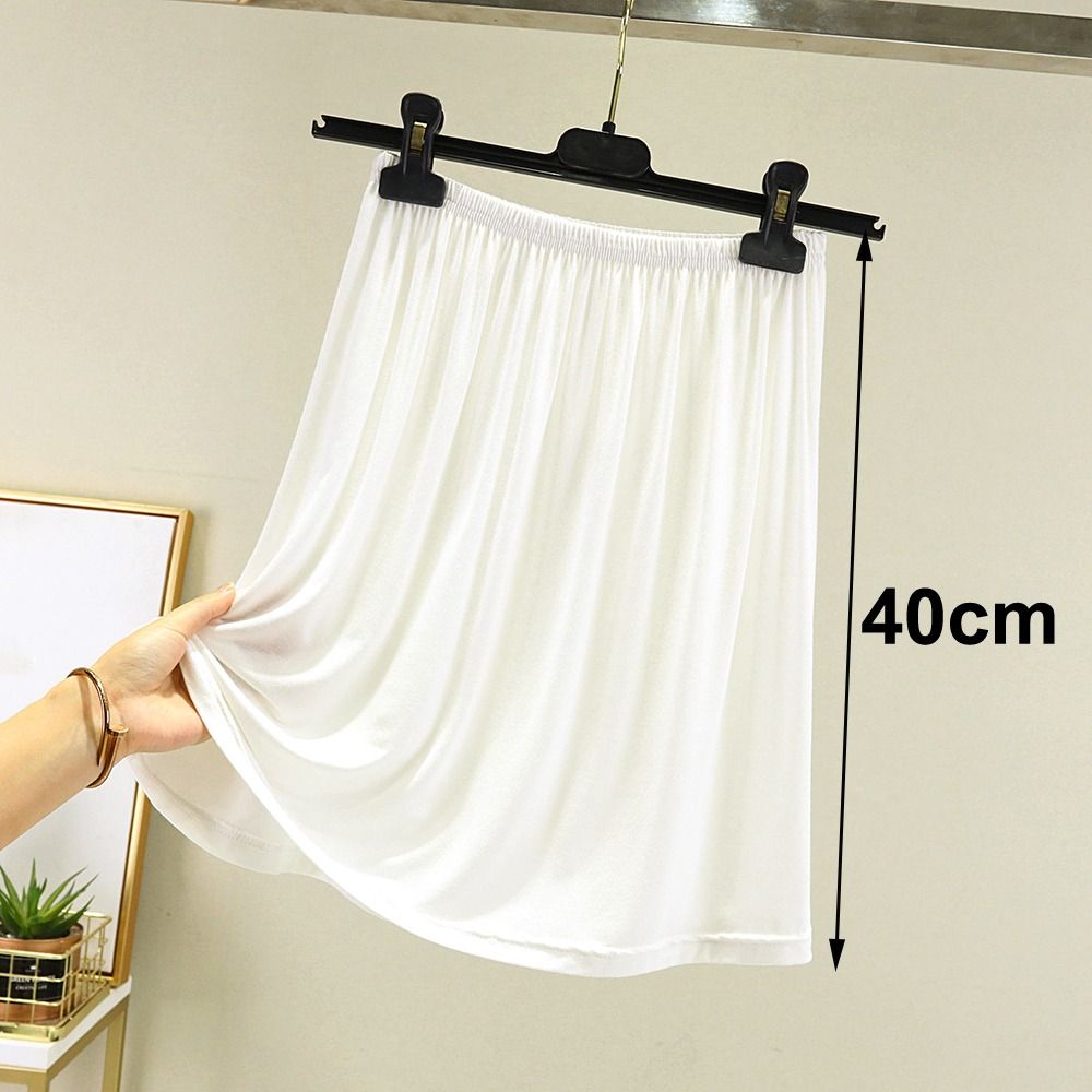 Anti-glare Half Length Skirt Elastic Innerwear Short Skirt Fashion Underskirt for Women