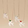 Retro Personalized Design Luxury Bird Swallow Pendant Necklace Thin Rope Collarbone Chain