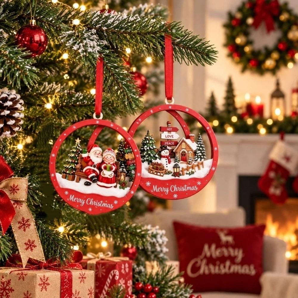 Santa Claus Xmas Hanging Pendant Snowman Christmas Decorations Christmas Tree Ornaments Christmas