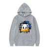 Disney Donald Duck Pattern Hooded Long-sleeved Sweater Autumn and Winter Disney Top Anime Hoodie Harajuku Hoodie Sweatshirts