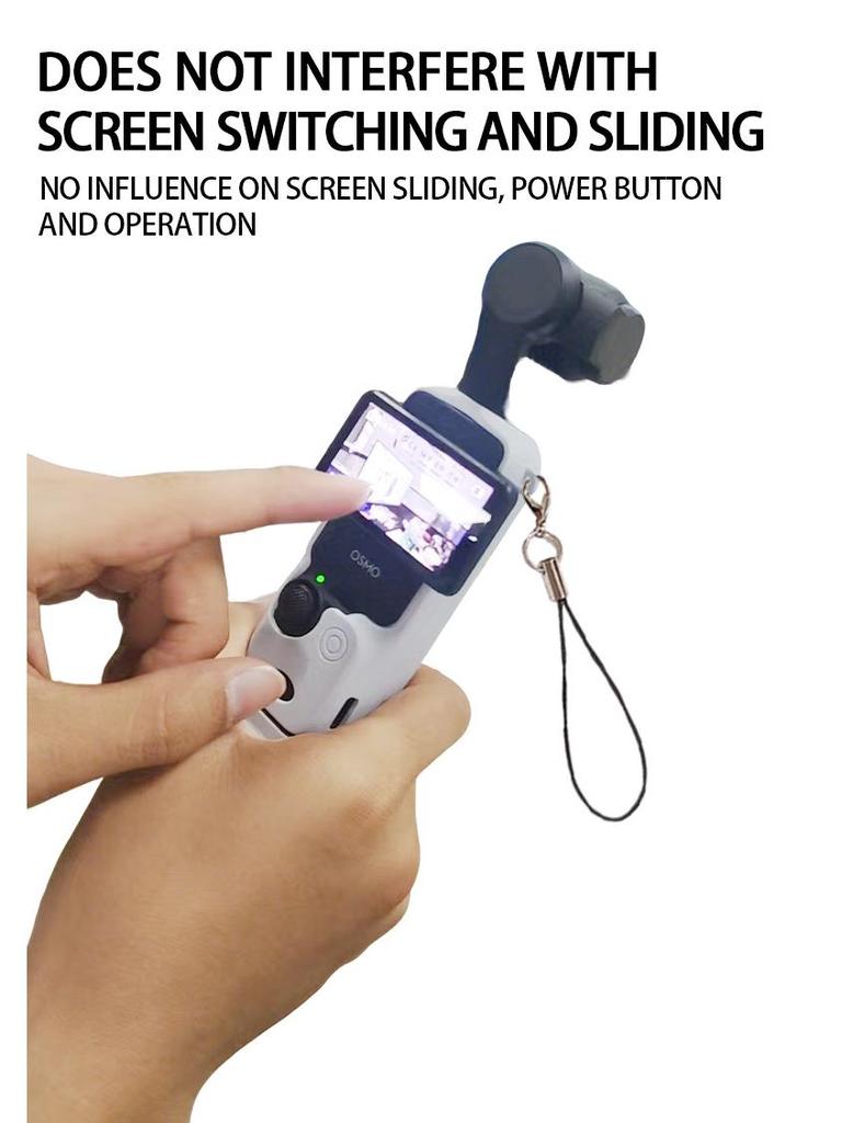 Силиконовый чехол и крышка для объектива DJI OSMO Pocket 3: Пылезащитный и Ударопрочный Защитный Аксессуар