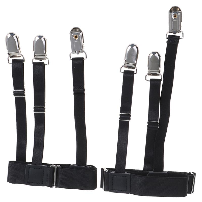 2 предмета для мужской рубашки, поясной ремень, нескользящие фиксирующие зажимы, ремешок для ног, заправленный в рубашку