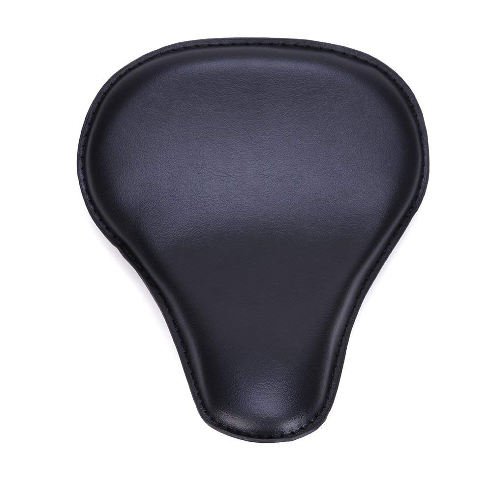 YBJP YIBO Motorcycle Universal Solo Seat with Cushion and Shock Suitable for and Black Seat, Absorption, Harley, Honda, Kawasaki, Suzuki, Custom,