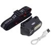 Outdoor Multi Function USB Charging Head Lamp Head Mounted Flashlight for Camping Fishing Cycling