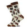 Happy Funny Socks Men Animal Lion Sloth Shark Crazy Design Sokken Unisex Novelty Violin Carrot Crew Skateboard Calcetines Hombre