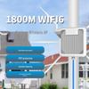 Беспроводной Wi-Fi 6 Точка Доступа/Маршрутизатор для Улицы, 1800 Мбит/с, Двухдиапазонный, Всенаправленная Антенна с Высоким Коэффициентом Усиления, PoE, IP67