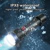 30W Professional Diving Flashlight IPX8 Waterproof Amphibious Powerful Torch White+Yellow Light Scuba Flashlights Underwater Lantern
