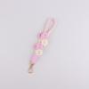 Clothing Footwear Jewelry Handwoven Flower Keychain Boho Phone Strap Anti-Loss Bag Charm Decor