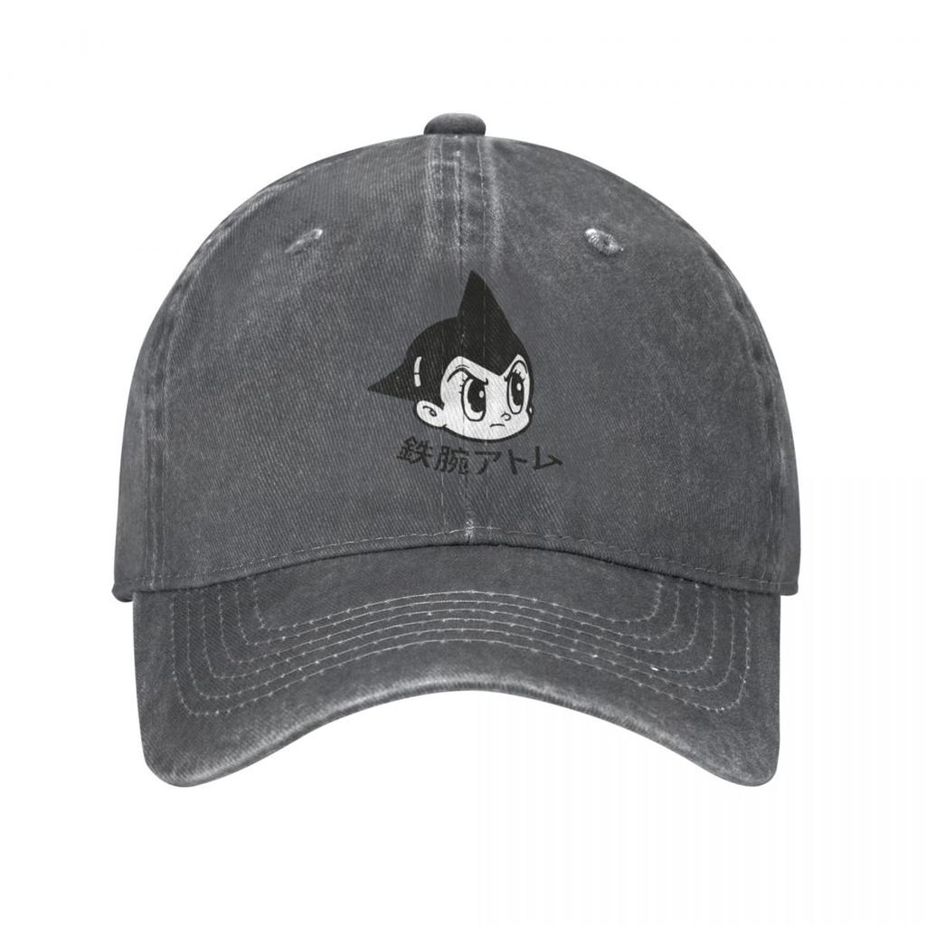 Astro Boy Unisexga Spring Summer Cap Dad Ponytail Baseball Cap Casual Astroboy Anime Hat Denim Sport Casquette