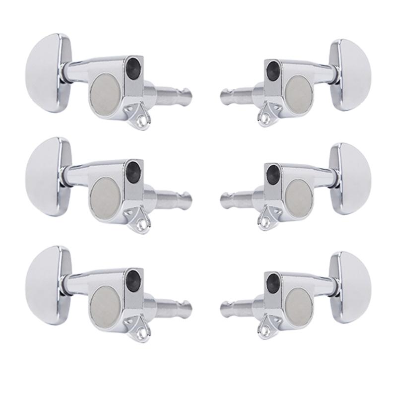6Pcs Sealed Guitar Tunings Pegs 3 Left 3 Right Guitar Machine Heads Knobs Tuner Replacement Guitar Accessories