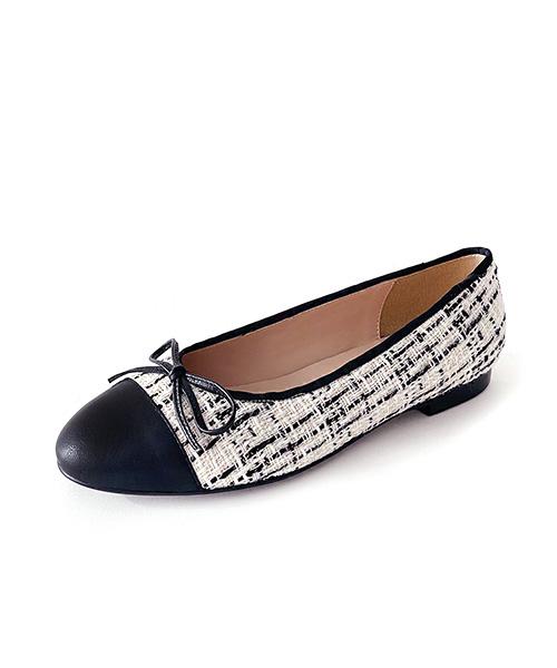 Odr Sherried Tweed Flats_2Color 1Cm Odrd240001-1