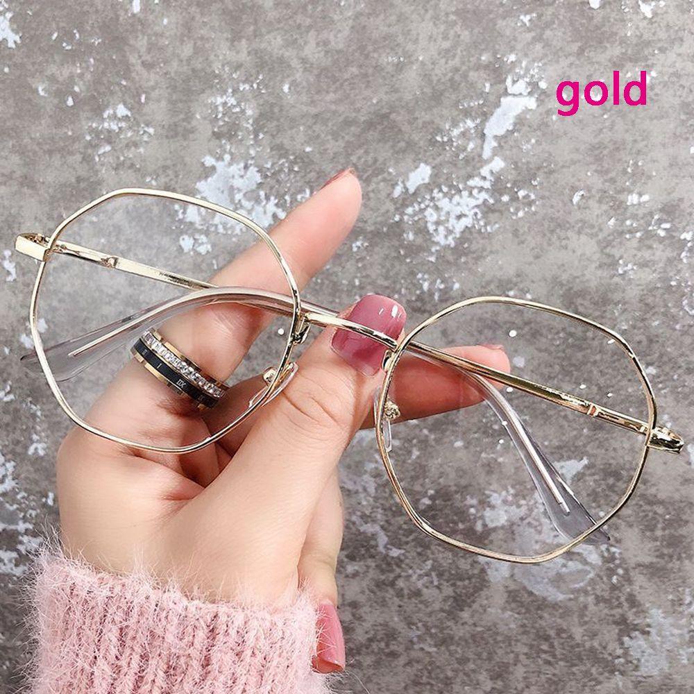 Retro Eye Wear Metal Myopia Optical Mirror Vision Care Anti-blue Light Glasses Eyeglasses