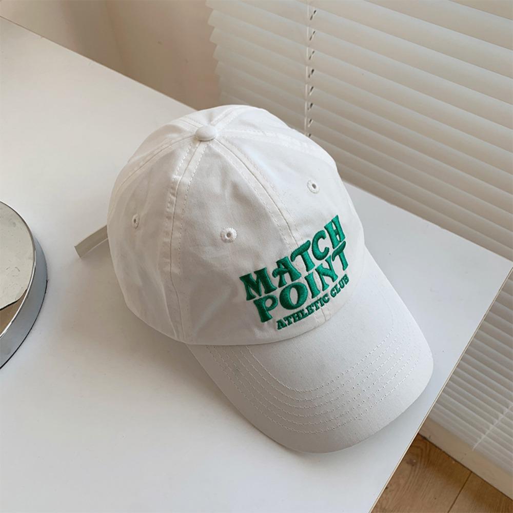 Cotton Korean Baseball Hat Japanese Peaked Cap Fashion Letter Baseball Cap Streetwear