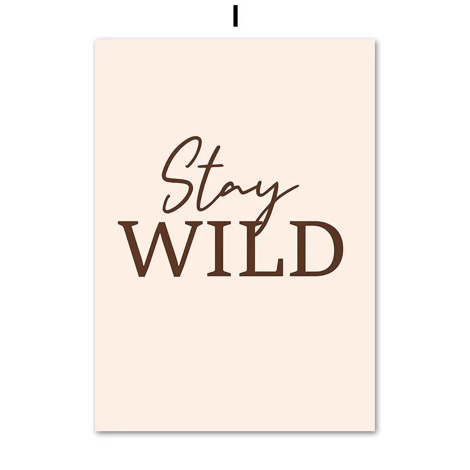 Пейзаж пустыни Бохо Минималистский лист настенное искусство холст картина скандинавский постер и принты настенные картины для гостиной домашний декор